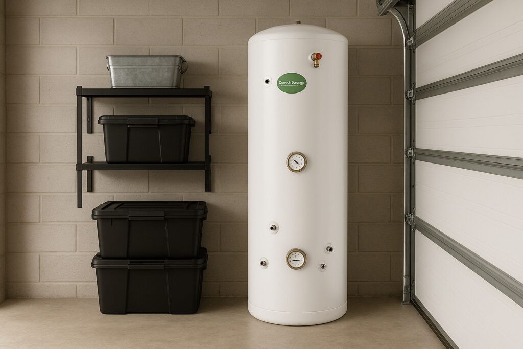 unvented hot water cylinder installation