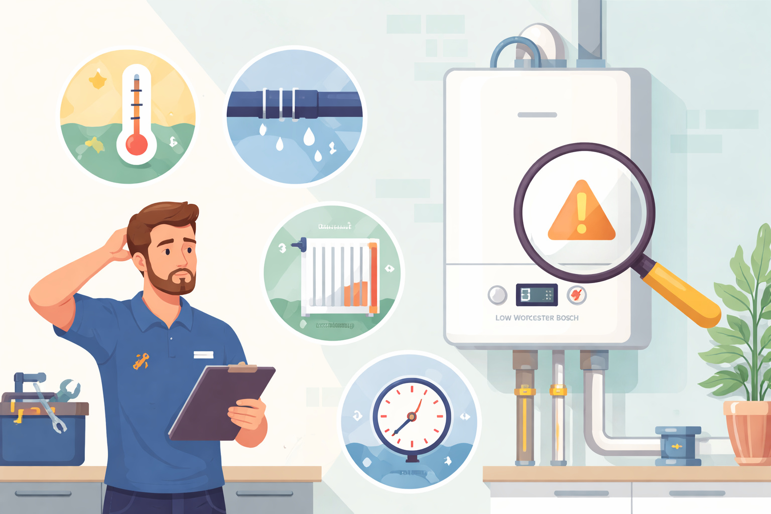 common problems Worcester Bosch boilers