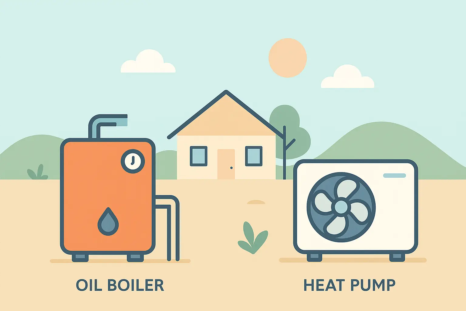 Read more about the article Oil Boiler vs Heat Pump: Which Is Better for Rural Homes in Essex?